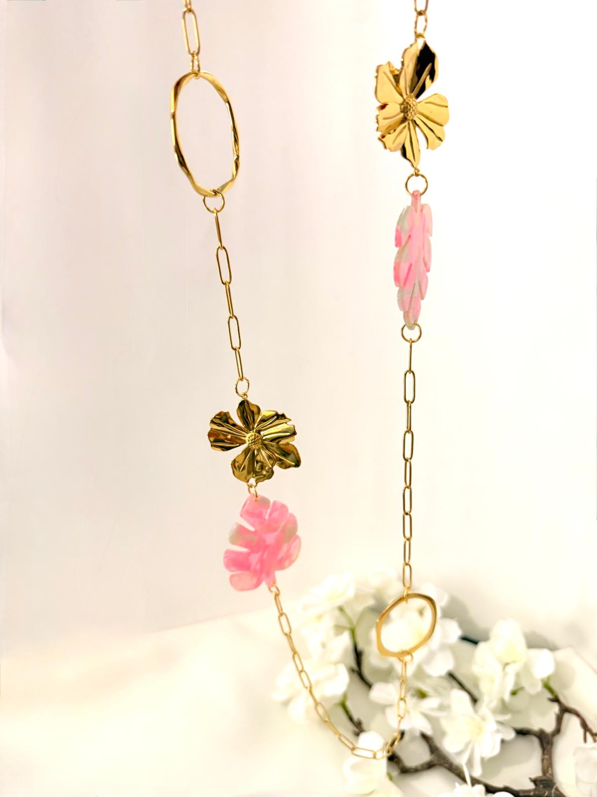 C926023. Collar Largo Floral