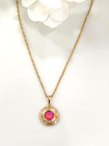 C926055. Collar Circulo de Greca