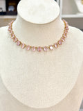 C926042. Collar Brillo Rosa