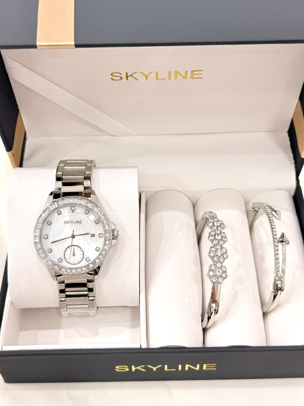 R1026014. Set de Reloj Skyline Nacar Elegance