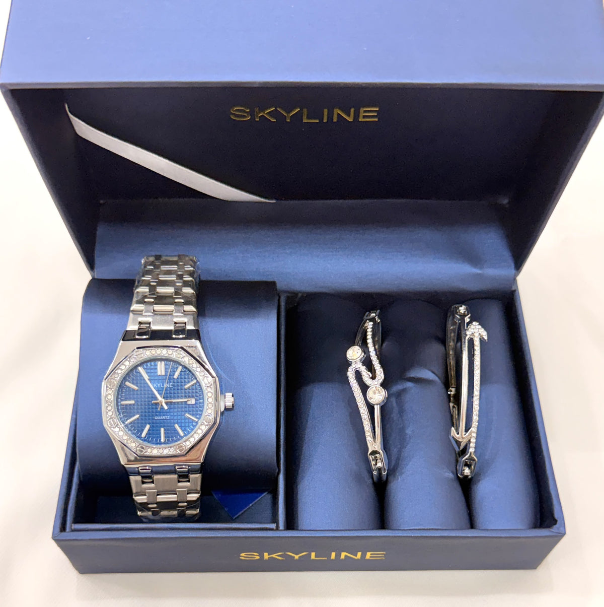 R1026029. Set de Reloj Skyline President Blue