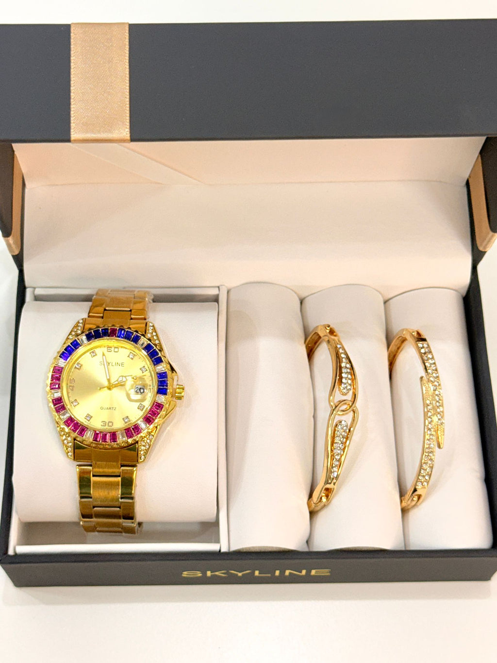 R926006. Set de Reloj Glam Multicolor