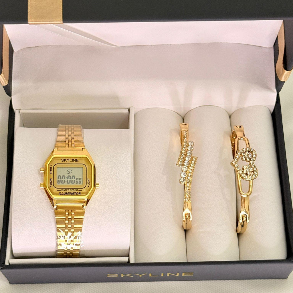 Set de Reloj Digital Vintage