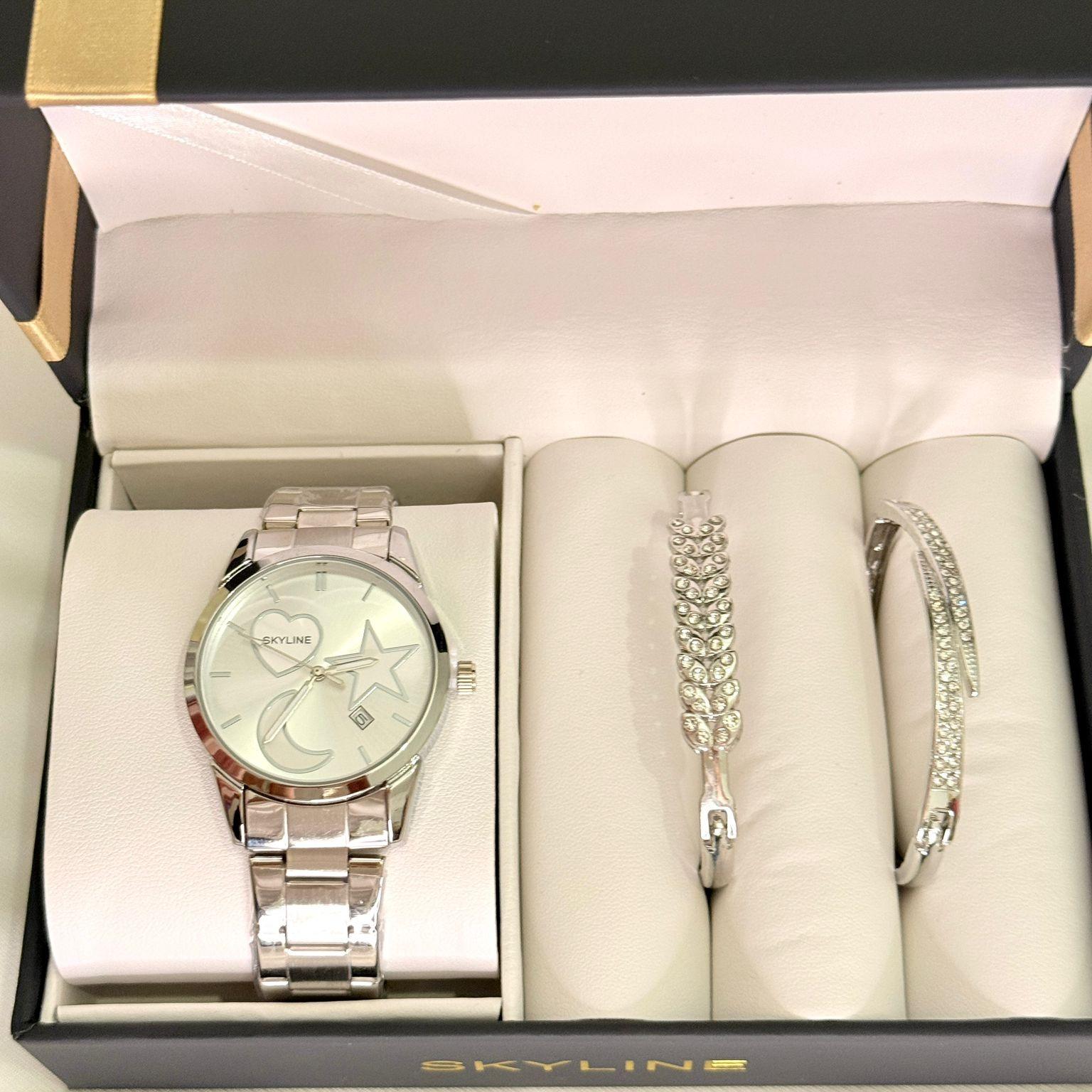 Reloj Celestial Luna & Estrella Plata